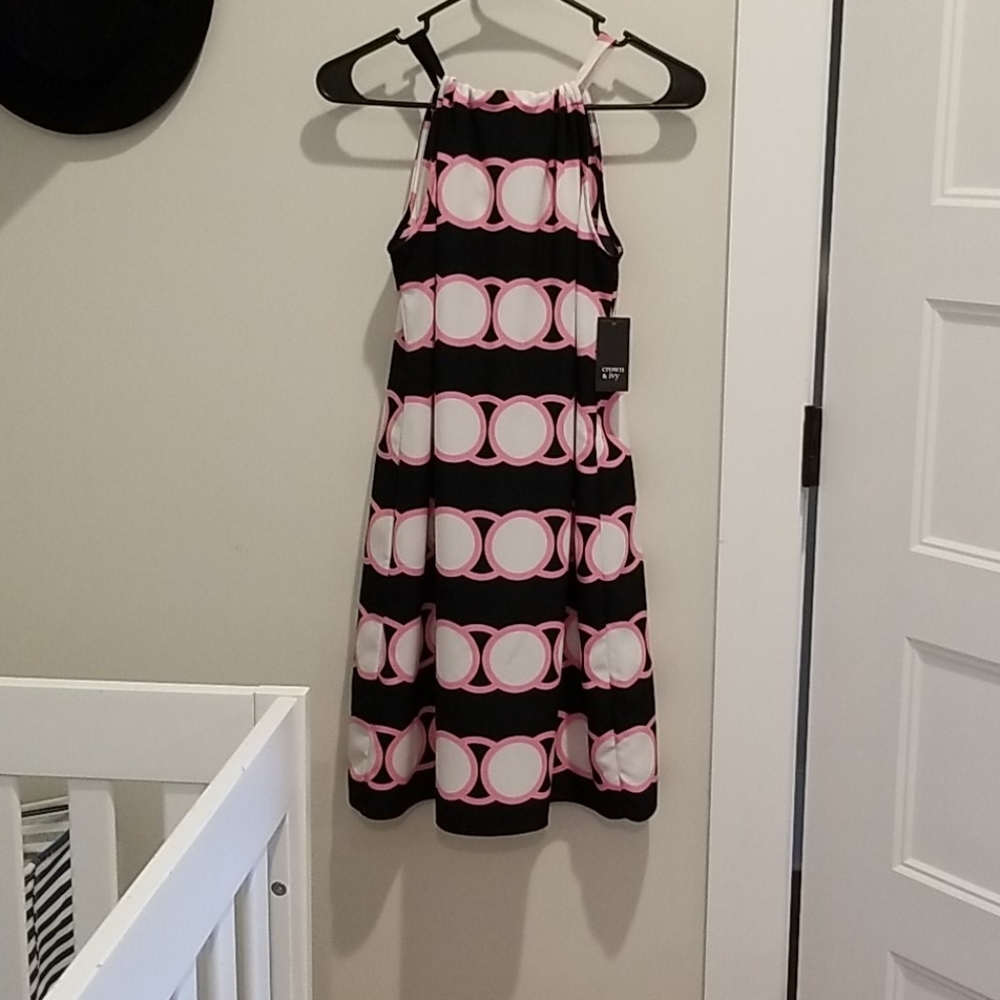 Halter Neck Crown & Ivy Dress